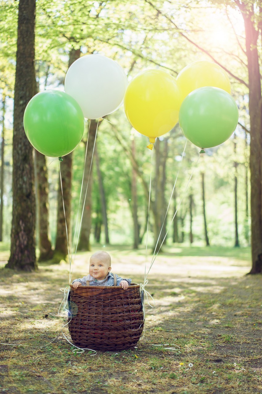 Babyfoto Ballon