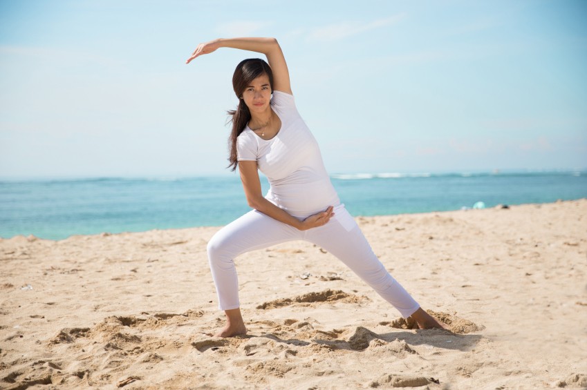 Yoga ist ein idealer Sport für Schwangere! 