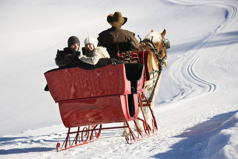 winterhochzeit schlitten